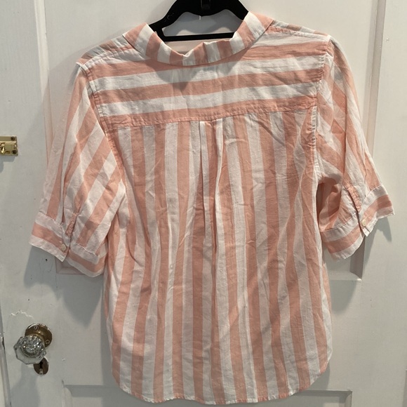 Striped short sleeve J. Crew button down - Picture 5 of 6